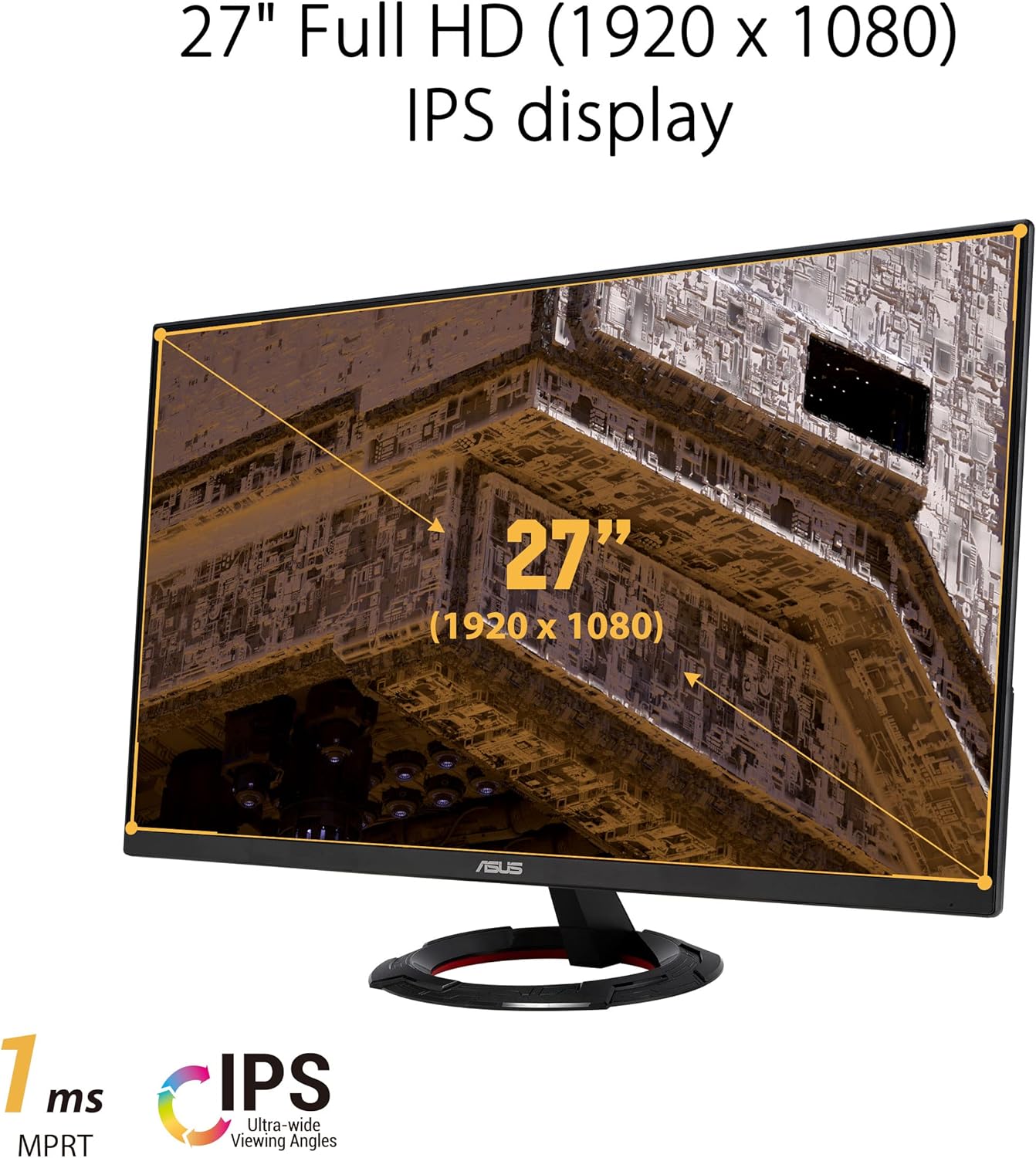 ASUS TUF Gaming VG279Q1R 27 inch Full HD IPS, 144Hz, 1ms Gaming Monitor ASUS TUF Gaming VG279Q1R 27 inch Full HD IPS, 144Hz, 1ms Gaming Monitor
